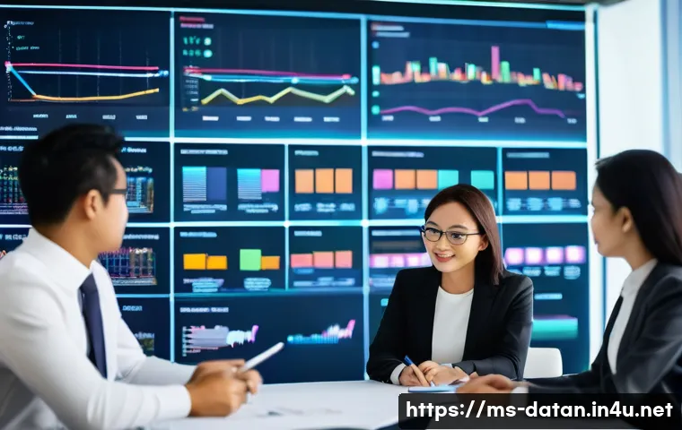 데이터 분석가로 일하면서 필요한 소프트 스킬 - **Prompt:** "A vibrant and professional scene of a diverse group of Malaysian data analysts, dressed...